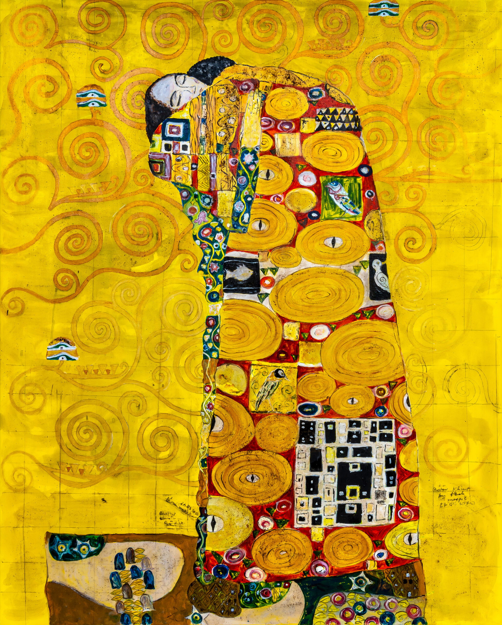 Gustaw Klimt - Spełnienie. Reprodukcja (wyłącznie giclee)