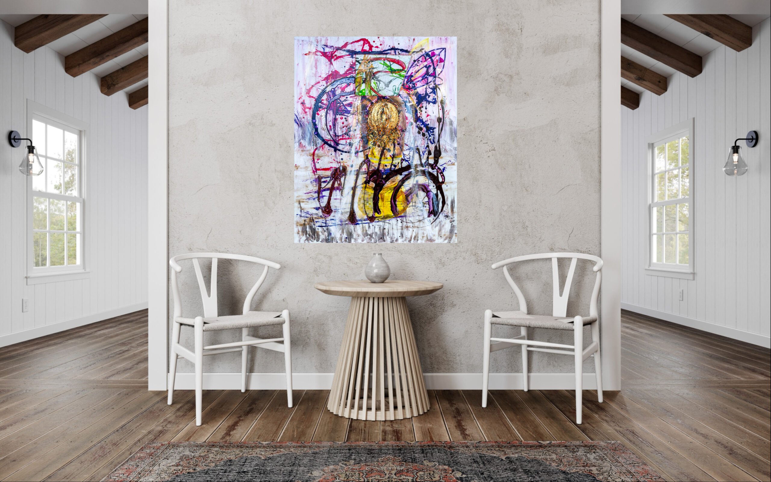 Kolekcja Frankenstein – F4 – Plamy na słońcu (oryginał & giclee) - obrazek 3